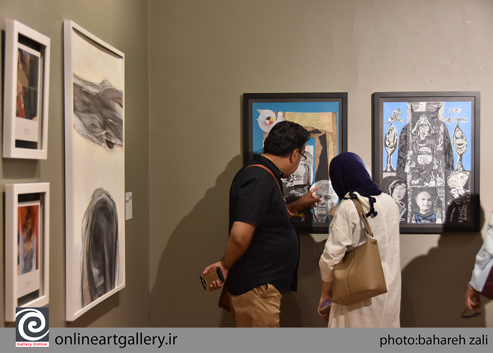 گزارش تصویری نهمین کارنمای پژوهشی انجمن هنرمندان نقاش در خانه هنرمندان (بخش اول)